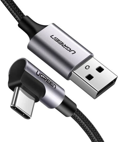 Kabllo USB UGREEN 50942, 2m, USB A në USB C, e zezë
