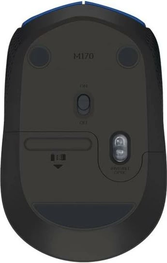 Maus Logitech M171 wireless 2.4 GHz USB nano receiver ambidextrous blu
