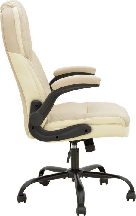 Karrige zyre menaxheri Stellar, ngjyrë bezhë-ekru, 70x77x110-119cm