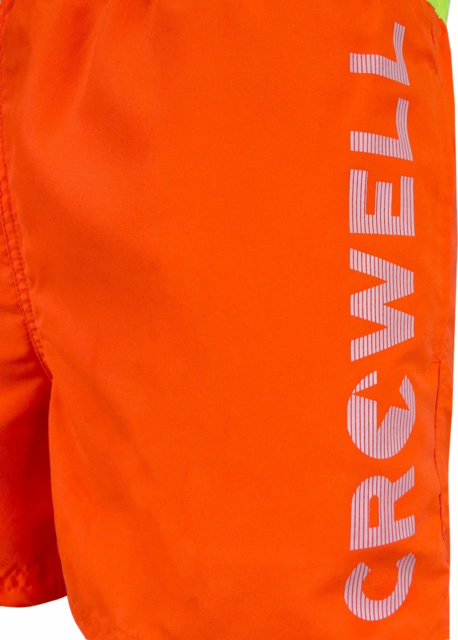 Shorce plazhi për meshkuj Crowell, portokalli neon