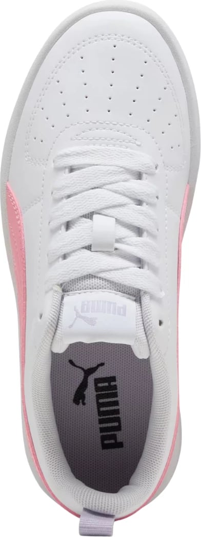 Atlete fëmijë Puma, të bardha-rozë