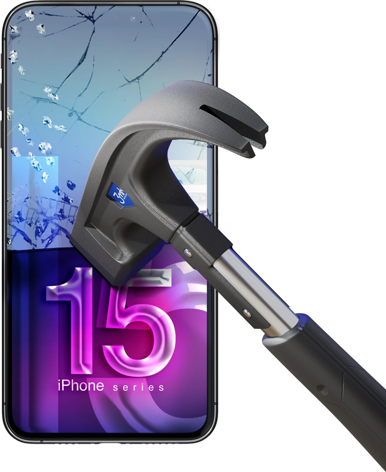 Mbështjellës ekrani 3mk FlexibleGlass për iPhone 15 Plus, transparent