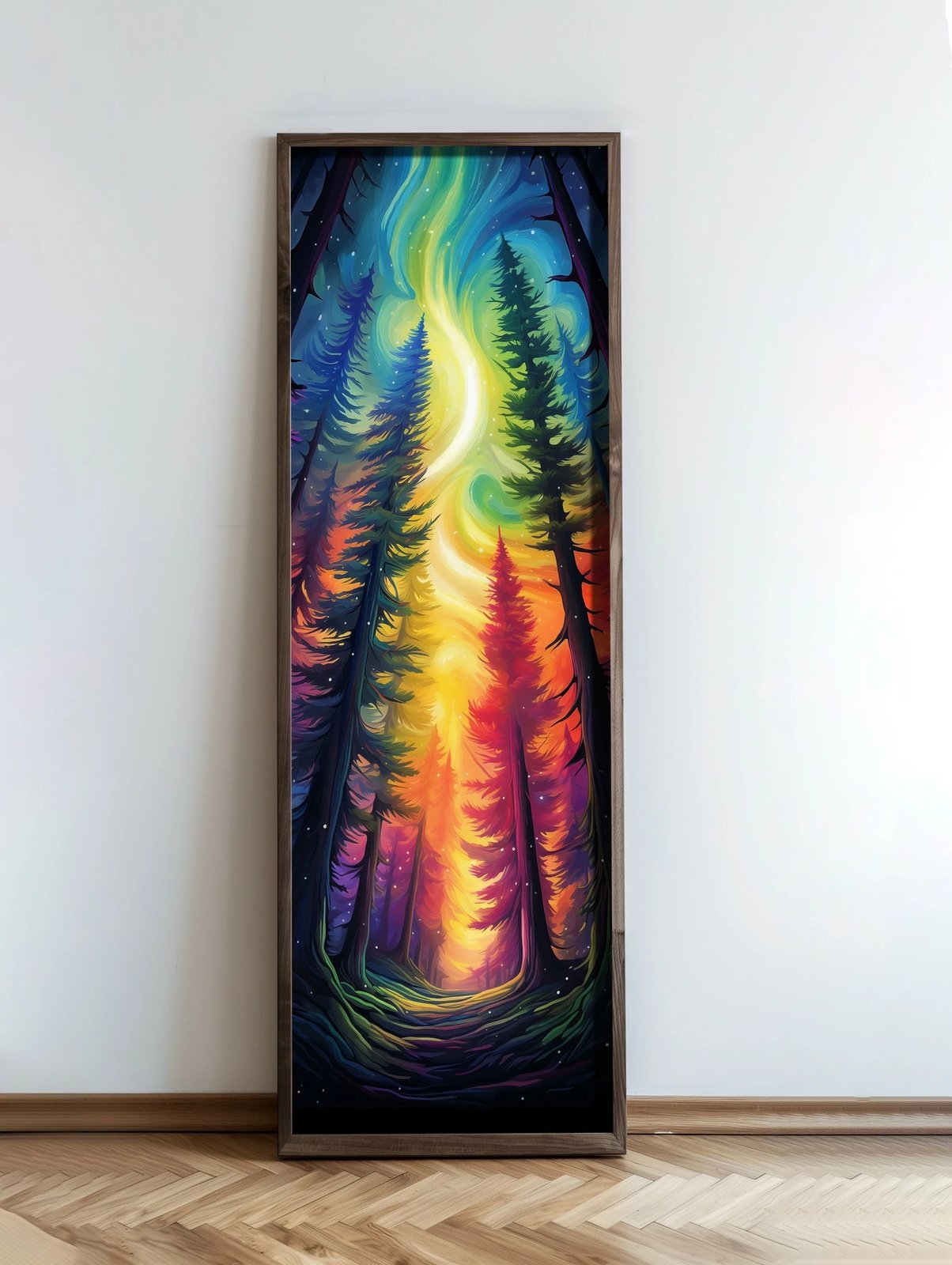 Pikturë dekorative me kornizë MDF, shumëngjyrëshe, Wallity EMR069