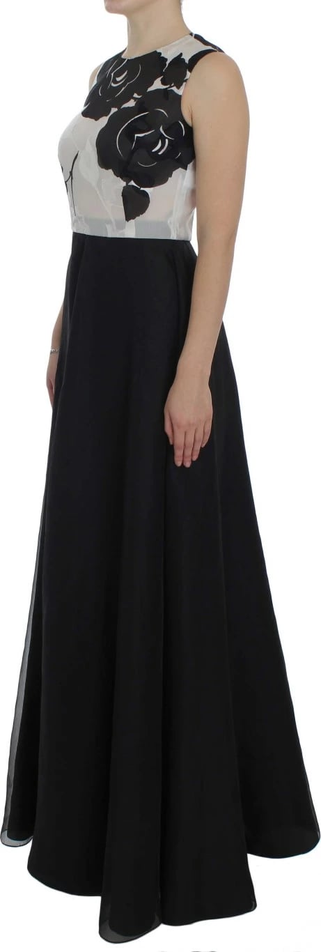Fustan solemn për femra Dolce & Gabbana, i zi / i bardhë
