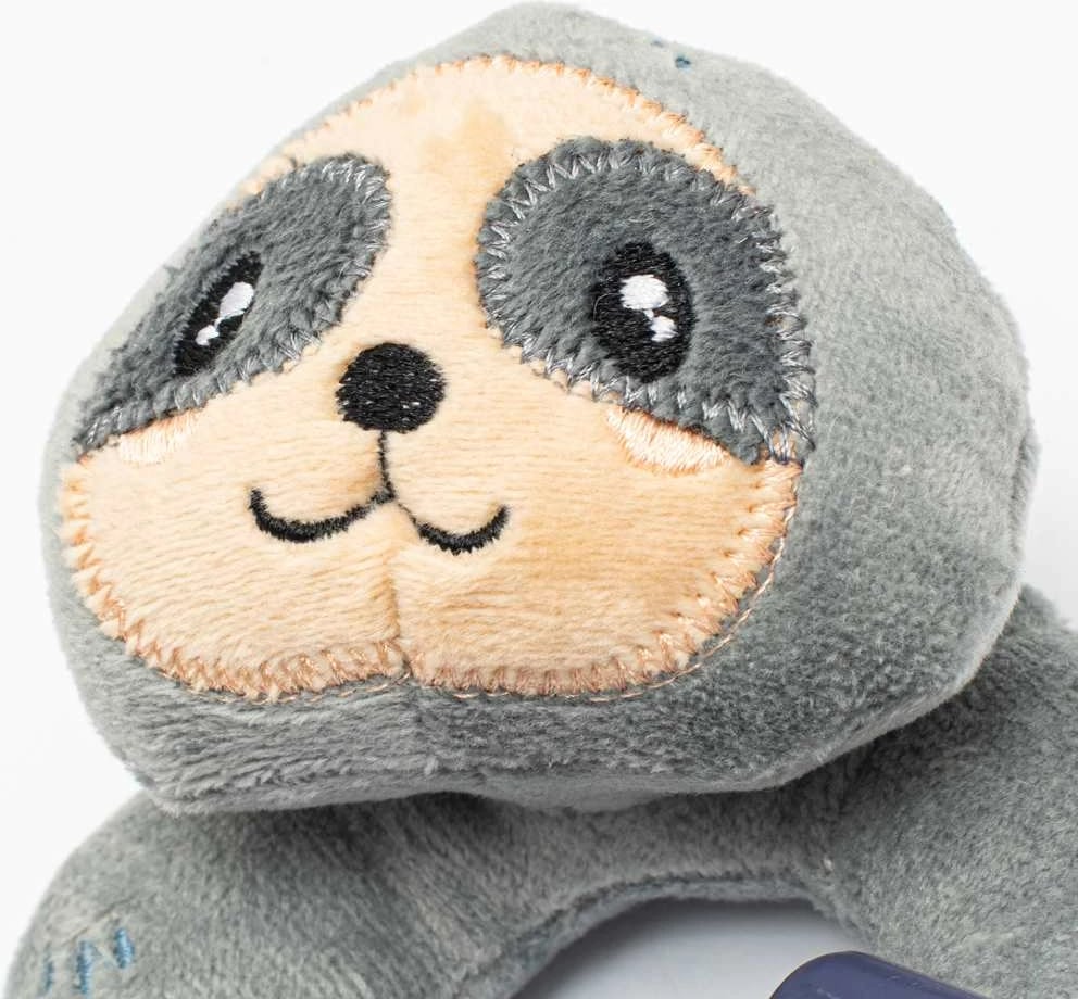 Lodër tringëlluese bebe, New Baby, Sloth, pelush i butë, multicolor