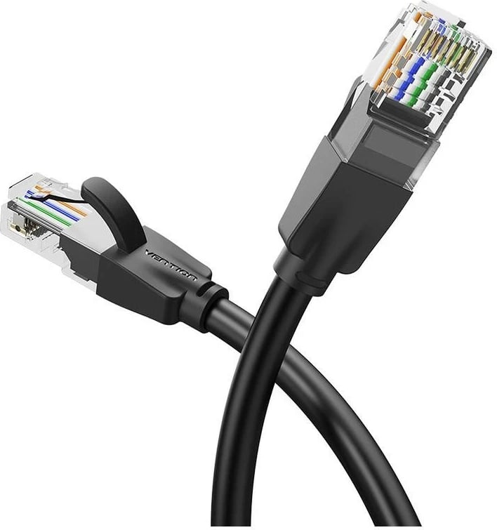 Kabëll rrjeti Vention RJ-45/RJ-45, Cat. 6, 25m, i zi