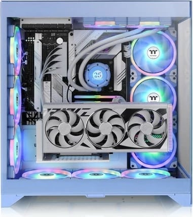 Kasë Thermaltake CTE E600 MX, midi tower, ARGB, Hydrangea Blue