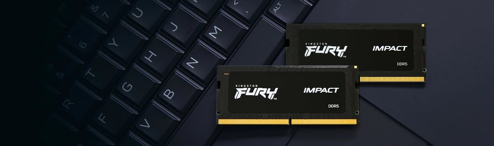 RAM Memorje Kingston FURY Impact 32GB DDR5 6000MT/s SODIMM Kit 2x, e zezë RAM Memorje Kingston FURY Impact 32GB DDR5 6000MT/s SODIMM Kit 2x, e zezë