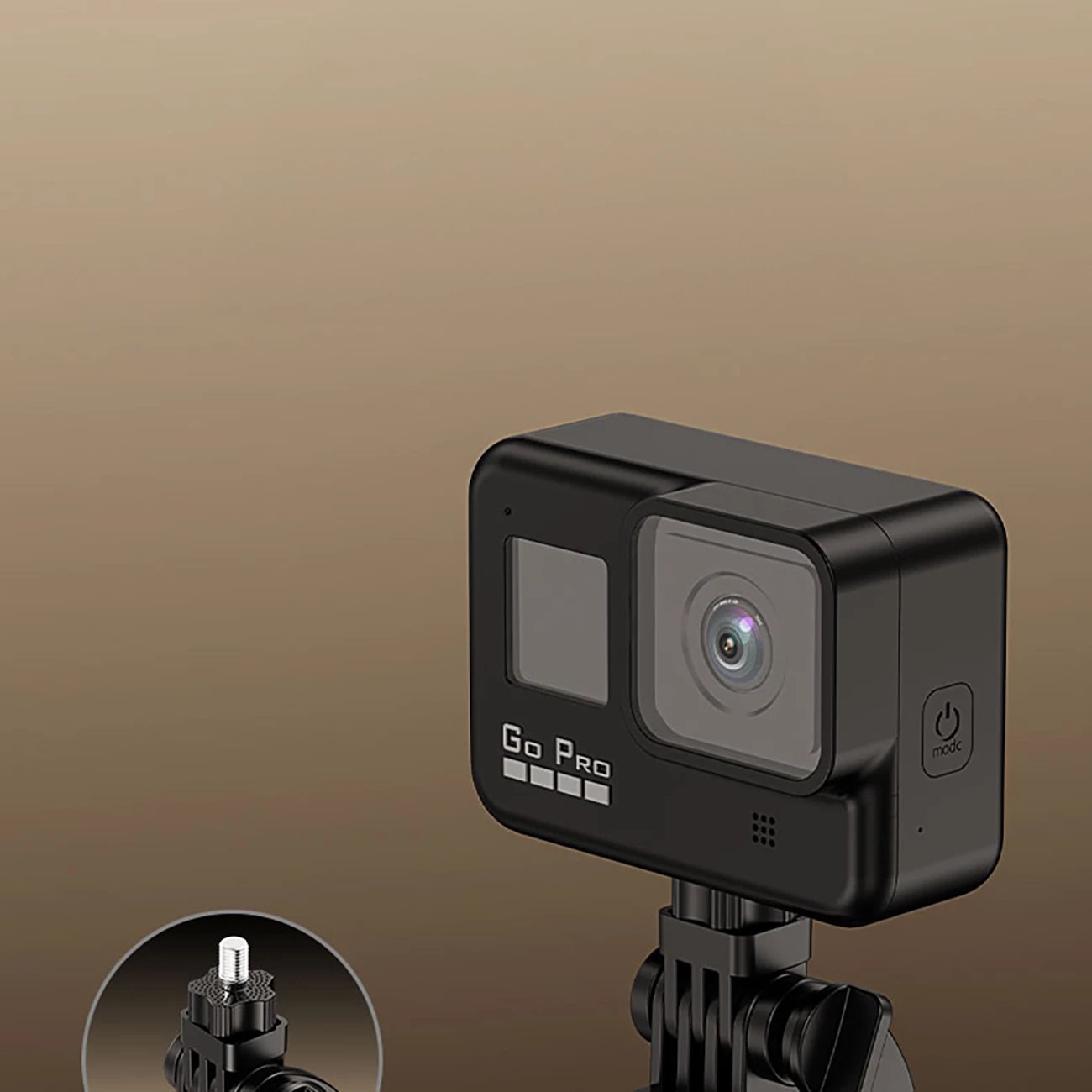 Selfie stick/tripod Wozinsky WH181D-Y1S, 1.75m, me dy llampa LED, mbajtëse telefoni, e zezë