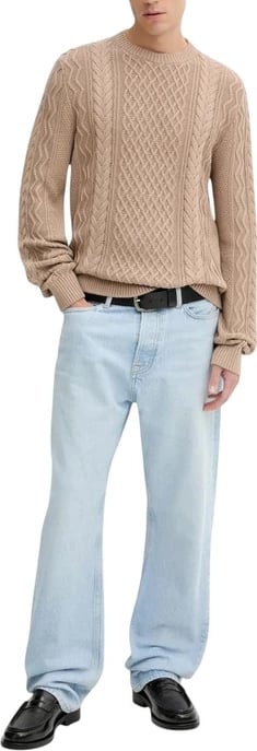 Xhemper për meshkuj Tommy Hilfiger Jeans, beige