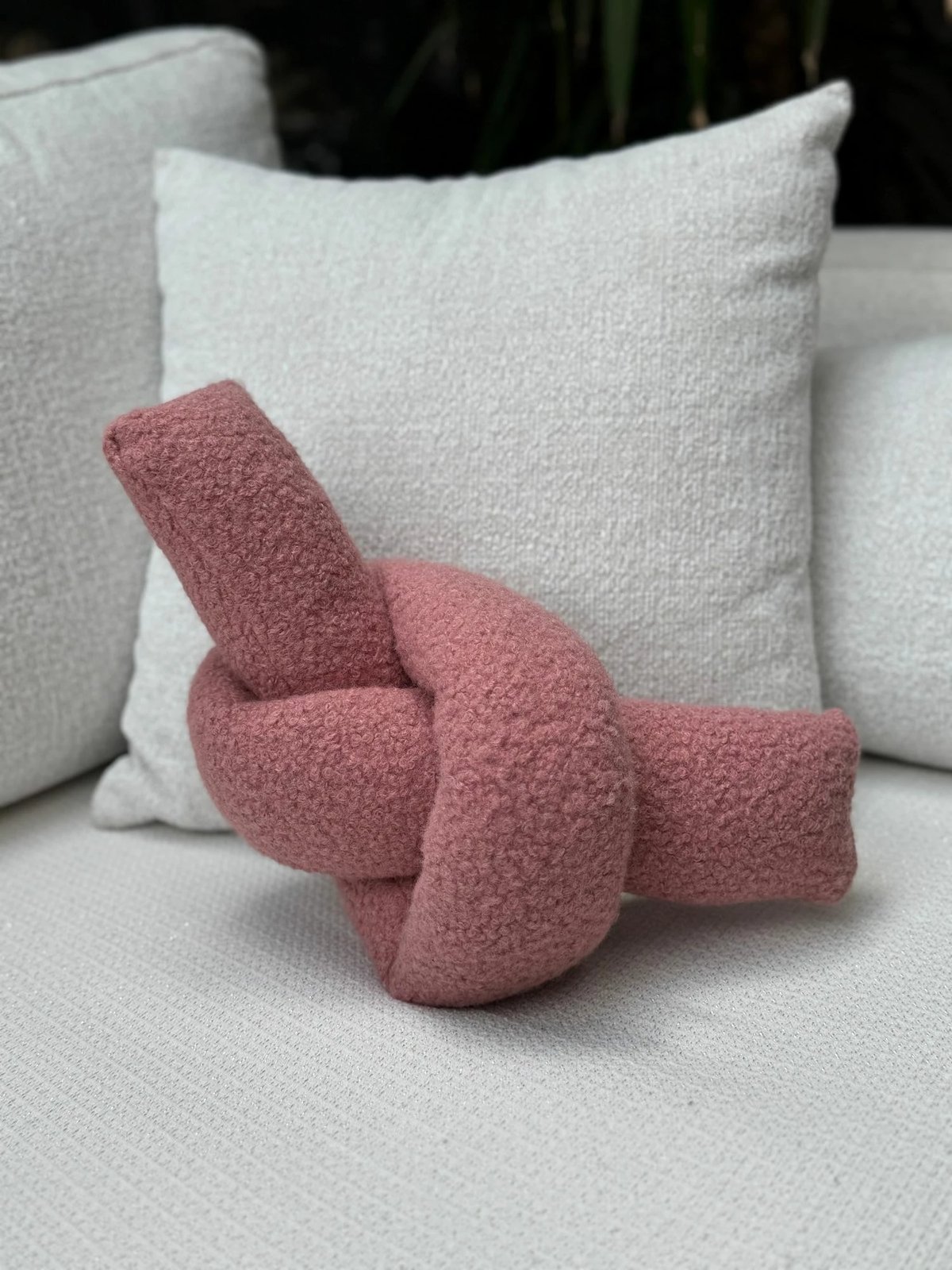 Jastëk dekorativ nyje, rozë, Evila Originals