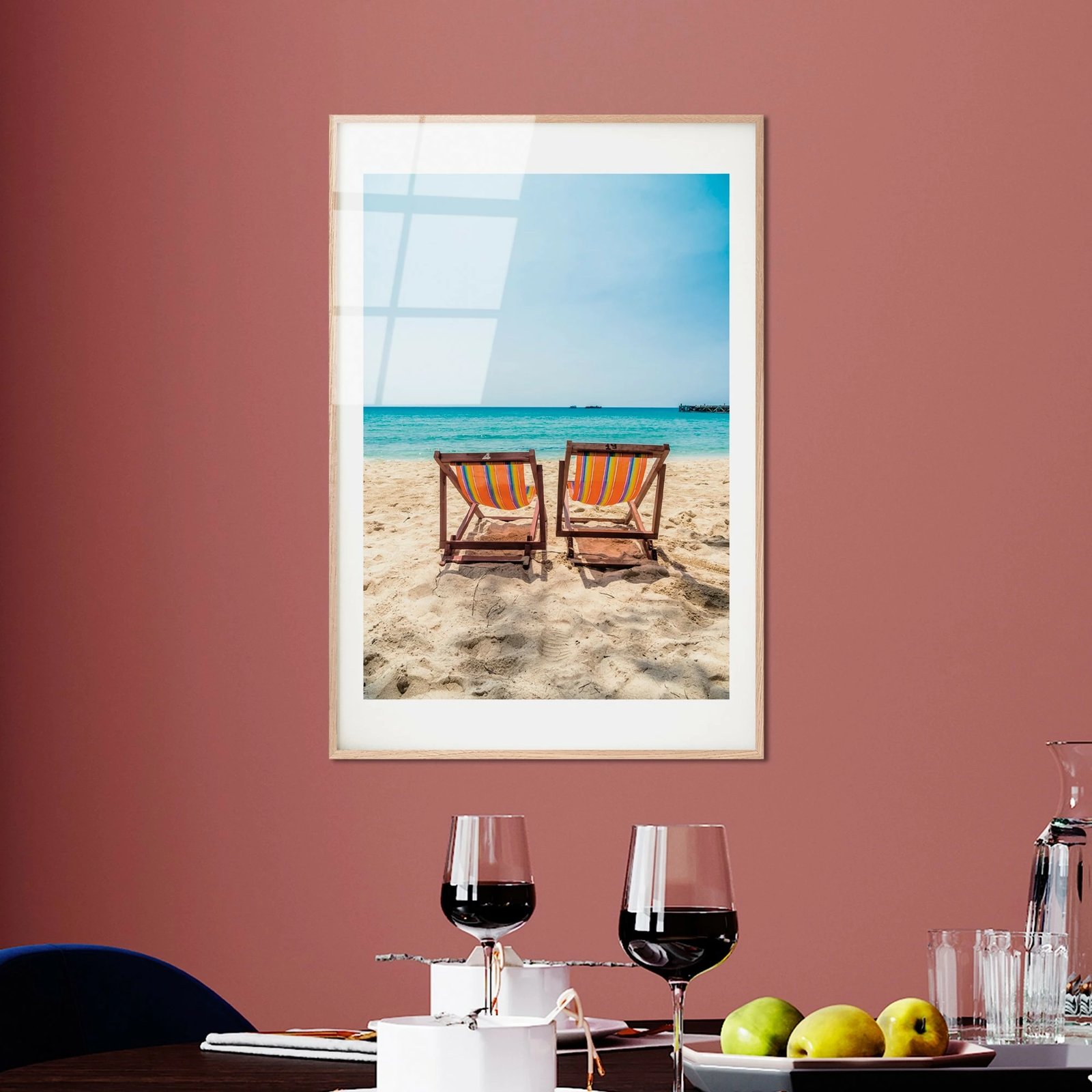 Pikturë dekorative prej xhami të temperuar, Wallity UV-1048, 30x45cm