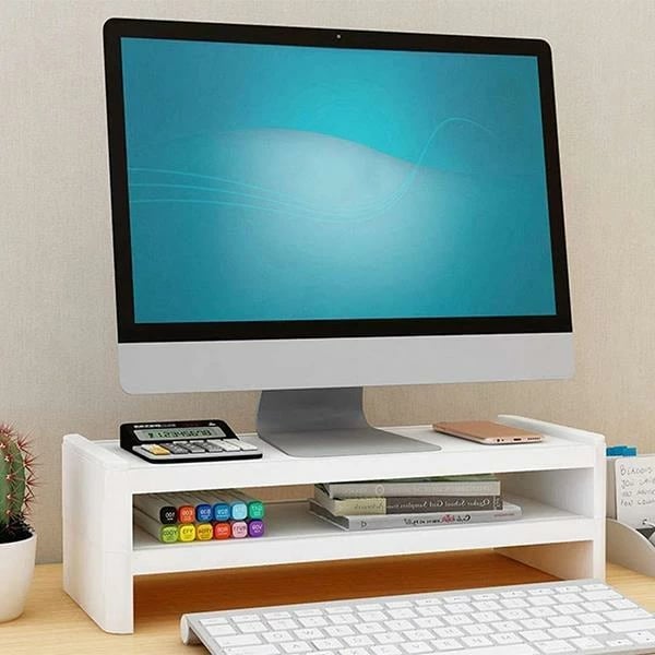 Mbajtës monitori NEXT me 2 rafte, ABS, 50x22.5xH14cm
