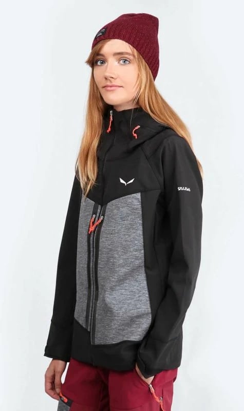 Jakne Salewa për femra, e zezë