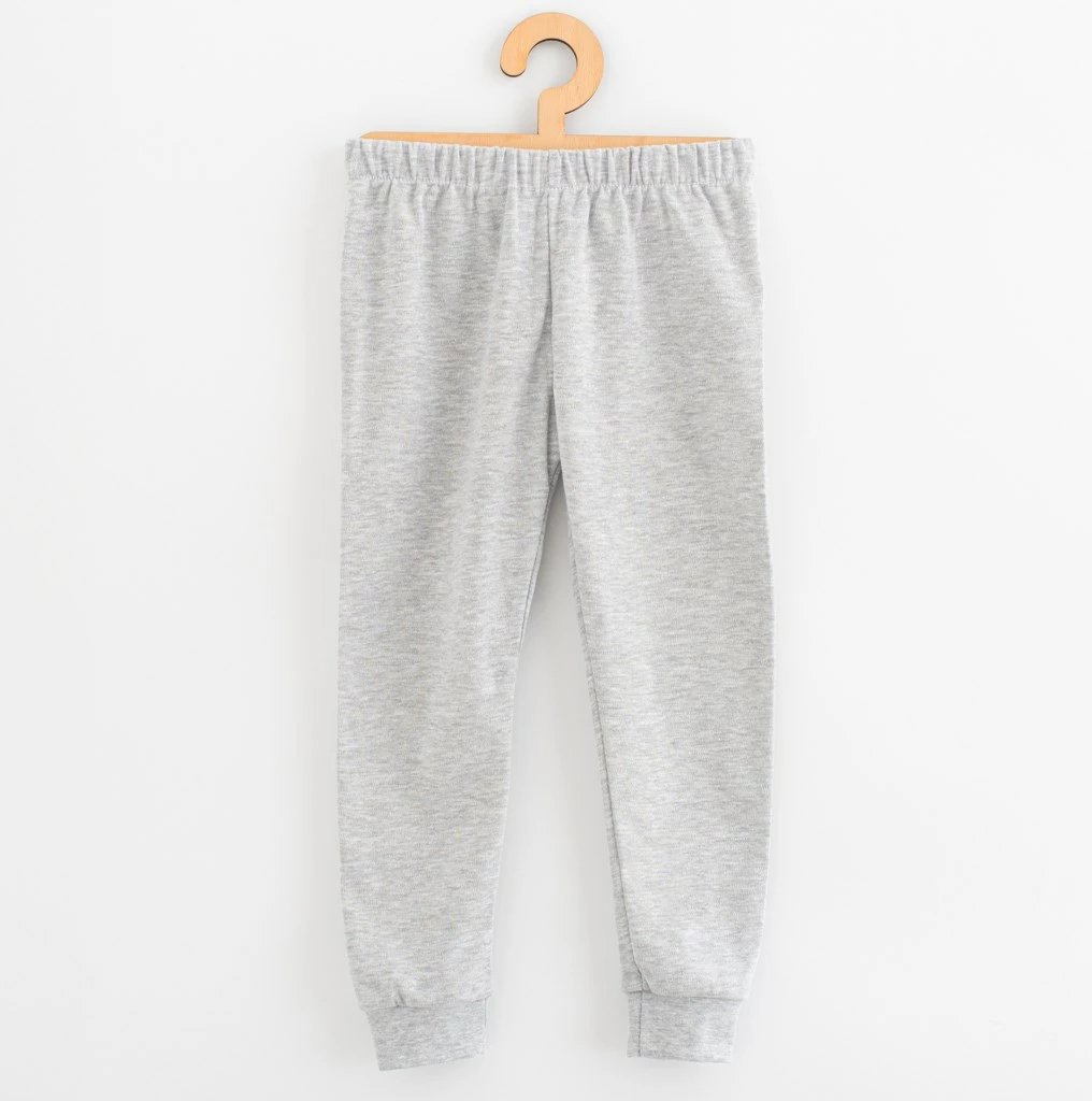 Pizhama fëmijësh, NEW BABY, Stars, 100% pambuk, madhësia 128/134, gri/e bardhë, set 2-copësh