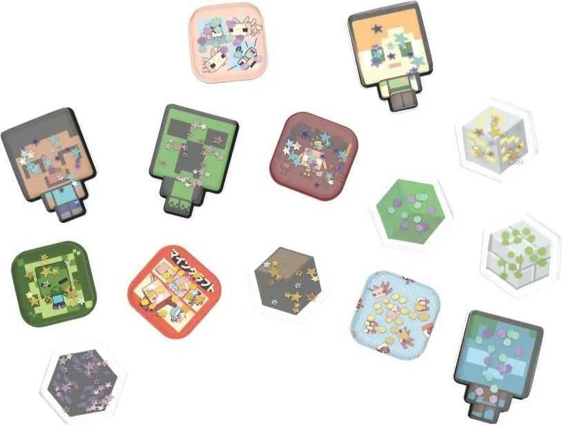 Set shtesë për krijues ngjitësesh 3D, Epee, EP60479, Minecraft, deri 30 ngjitëse, shumëngjyrësh, set