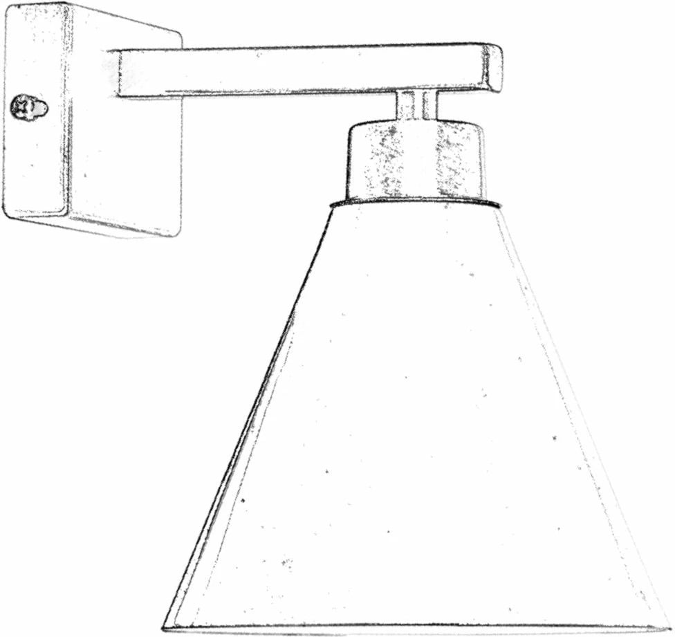 Llambë muri Opviq, ngjyrë antike, AP-62176-01