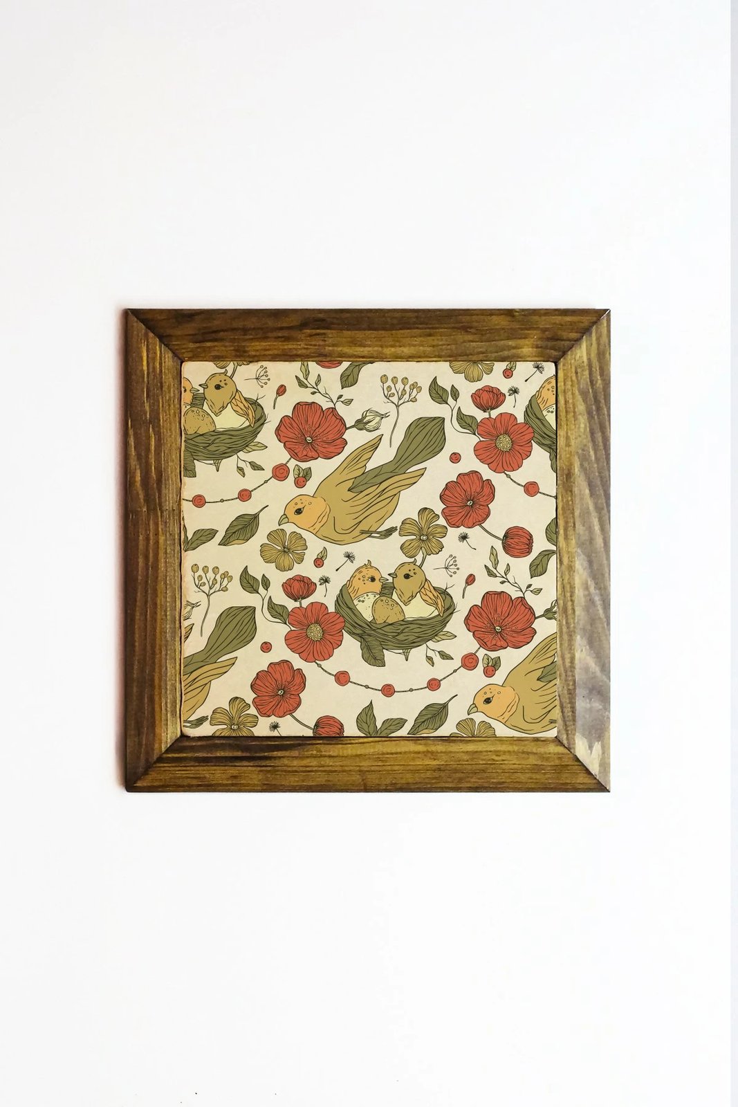 Pikturë dekorative me kornizë, Wallity, Ersytastablo25 - 16, shumëngjyrëshe, 15.5x15.5cm