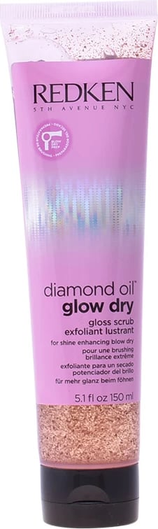 Scrub për flokë Redken Diamond Oil Glow Dry, unisex, 150ml