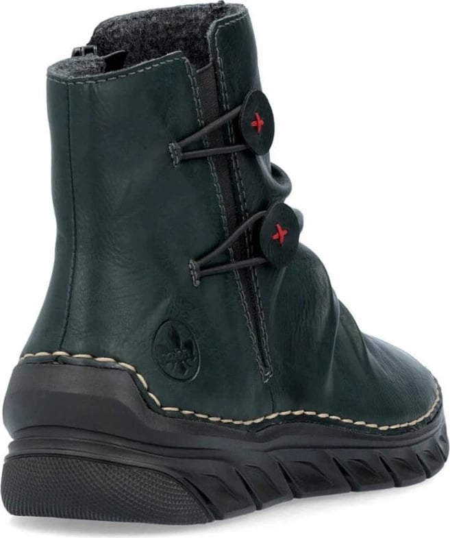 Çizme për femra Rieker, të gjelbra