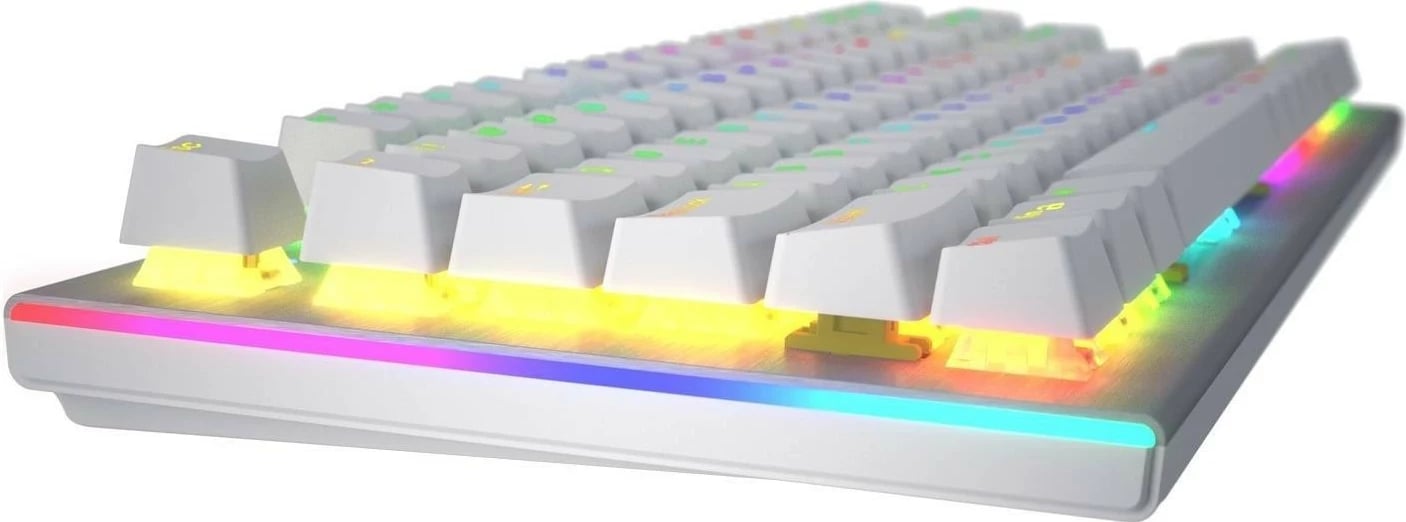 Tastierë mekanike Hator Gravity X TKL, RGB, HATOR Aurum Orange Linear, anglisht, e bardhë