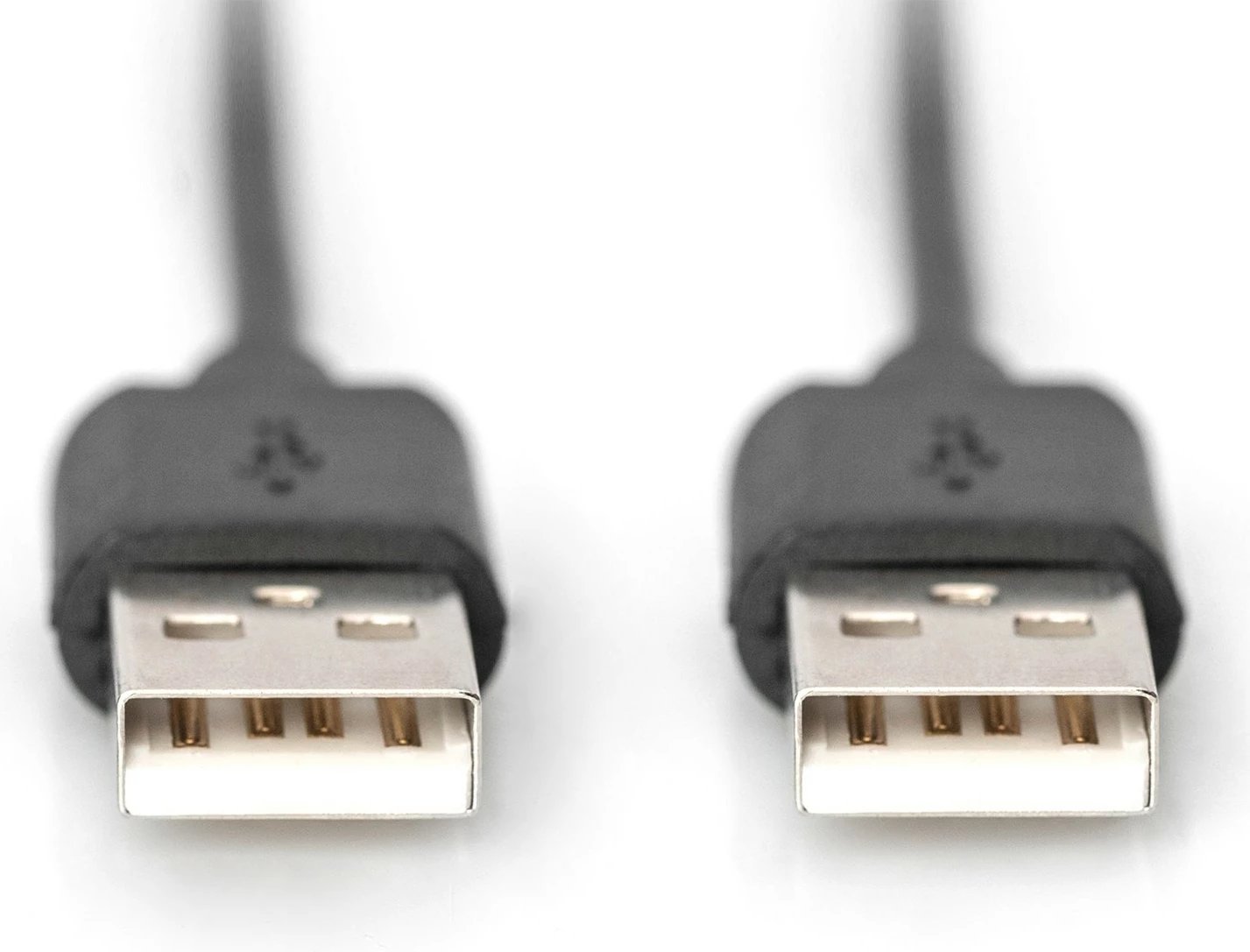 Kabllo USB 2.0 Digitus 1.8m, USB-A mashkull/mashkull, e zezë Kabllo USB 2.0 Digitus 1.8m, USB-A mashkull/mashkull, e zezë