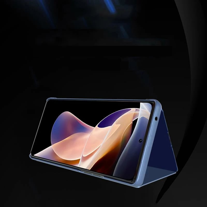 Mbështjellës Hurtel Clear View Case për Realme 9 Pro, i zi