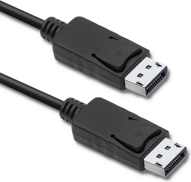 Kabllo DisplayPort Qoltec 50373, 2m, v1.2, i zi