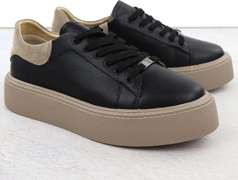 Atlete platforme femra Filippo DP6119, të zeza