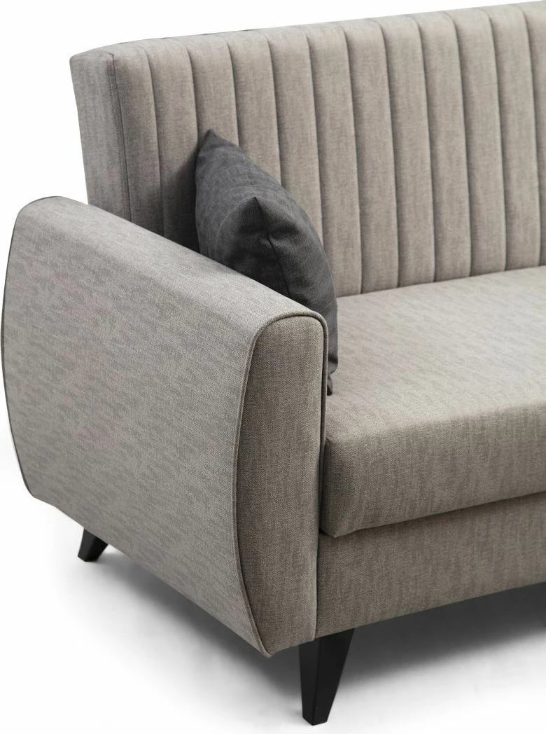 Kënd-sofë krevati Atelier del Sofa, Alkon, ngjyrë gri e çelët