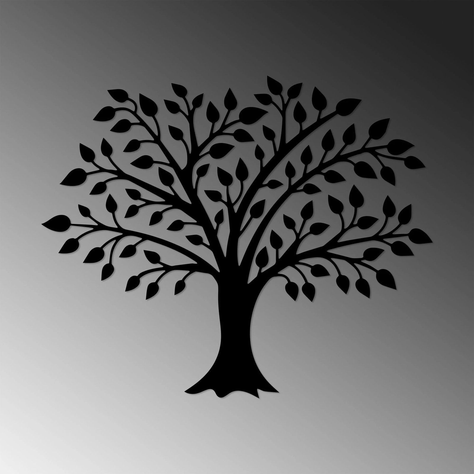 Aksesor dekorativ metalik për mur, pemë, Wallity, 462