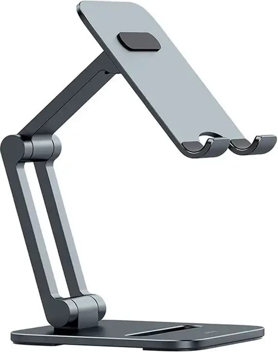 Mbajtës tavoline Baseus Biaxial për celular, gri Mbajtës tavoline Baseus Biaxial për celular, gri
