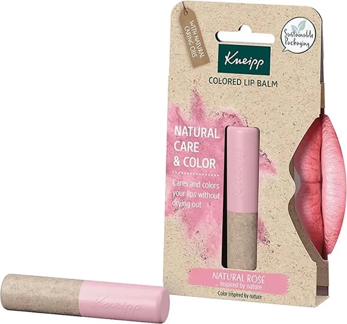 Balsam për buzë me ngjyrë Kneipp Natural Rosé 3.5g