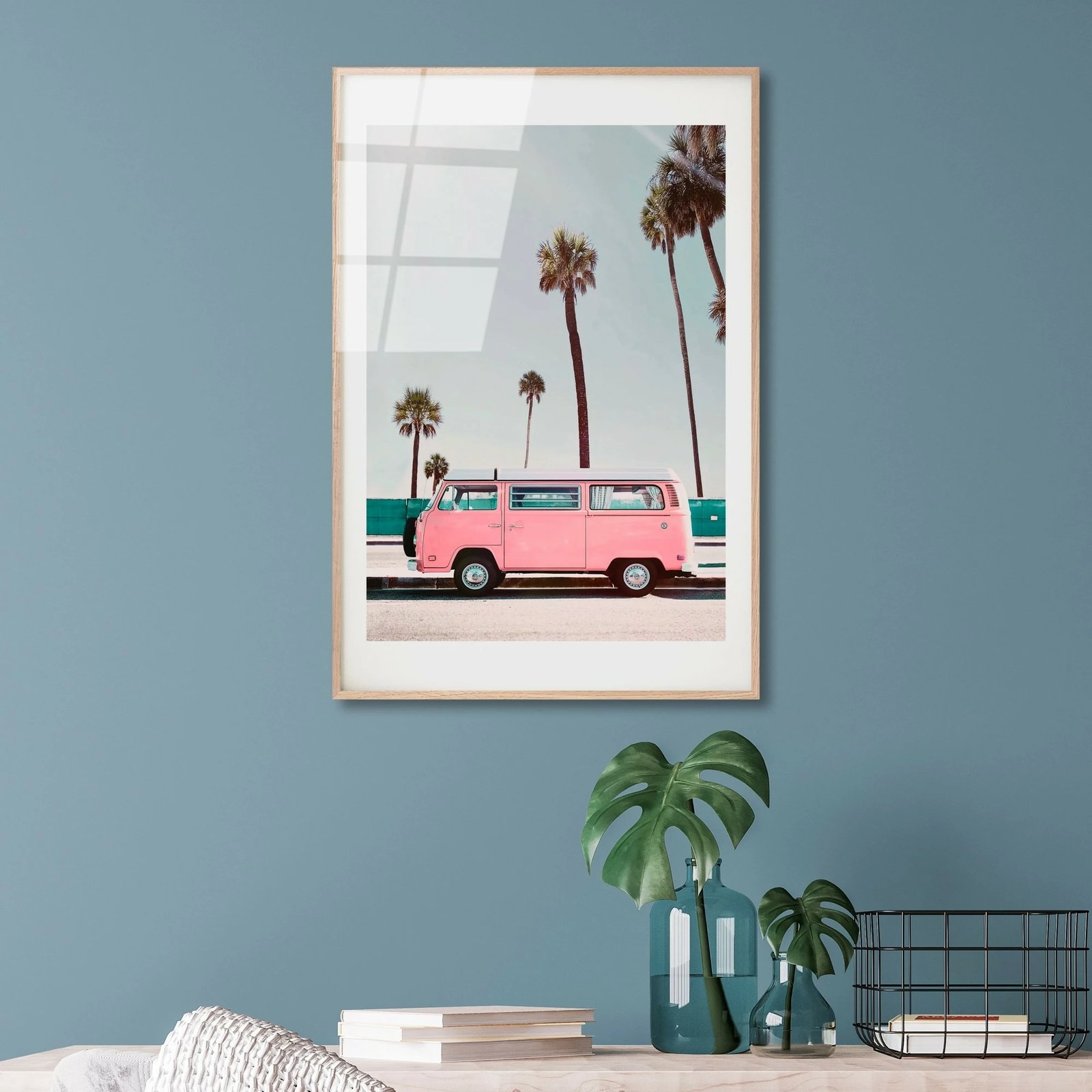 Pikturë dekorative prej xhami të temperuar, shumëngjyrëshe, Wallity UV-1077, 30x45cm