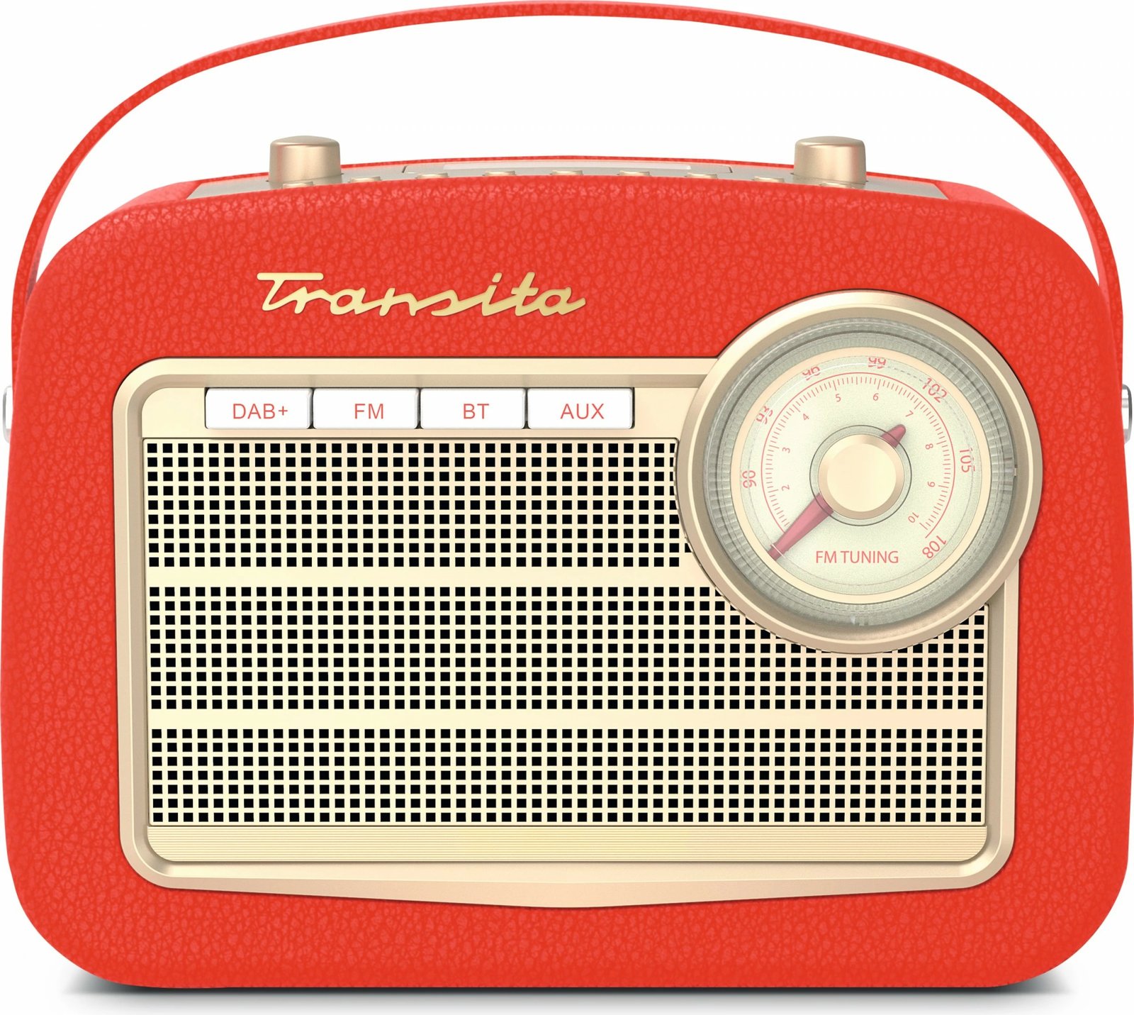 Radio TechniSat Transita 130, DAB+, FM, Bluetooth, AUX, e kuqe
