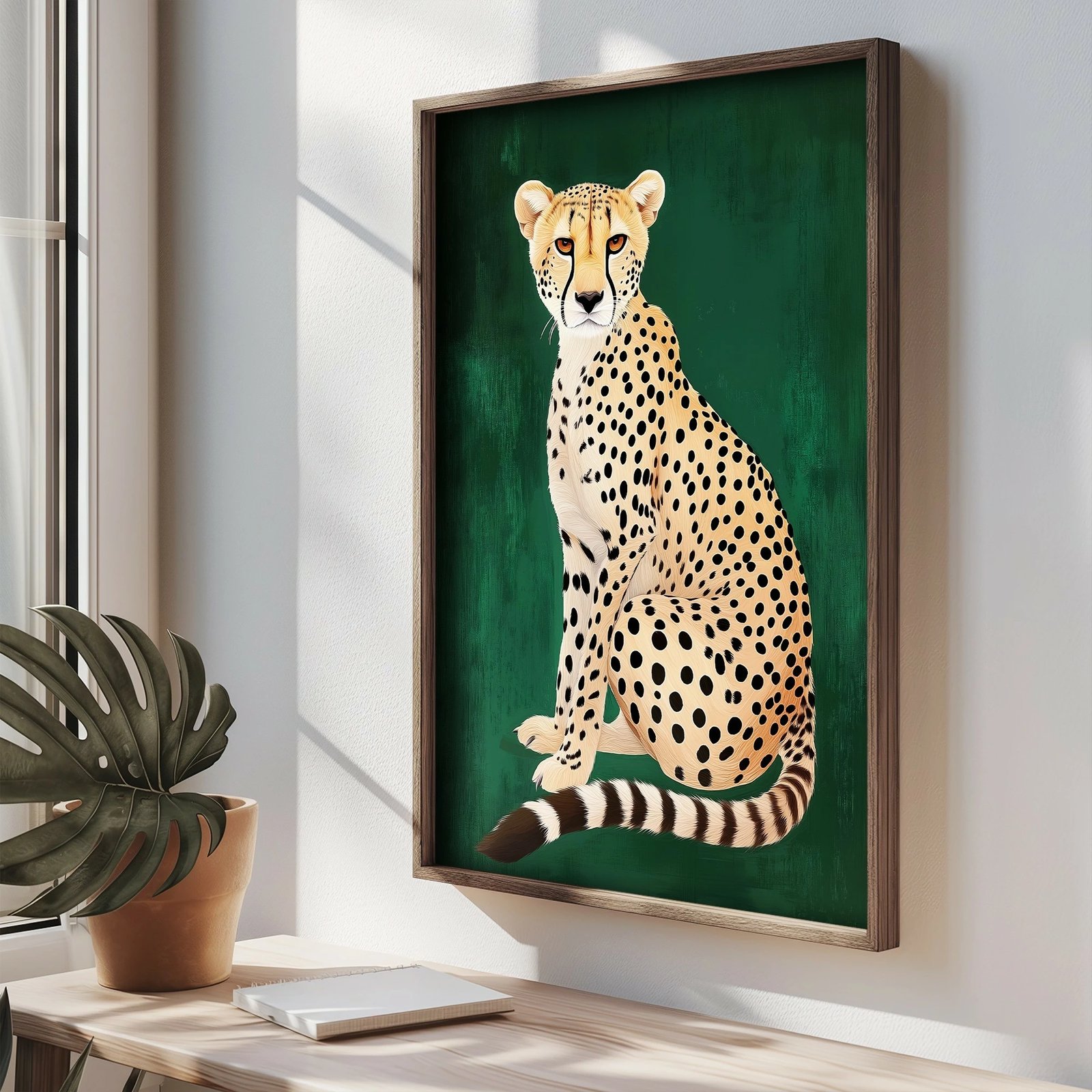 Pikturë dekorative me kornizë MDF, Wallity, TUN048-L, shumëngjyrëshe, 35x47x2 cm