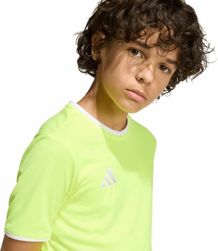 Fanellë për fëmijë adidas, e verdhë neon