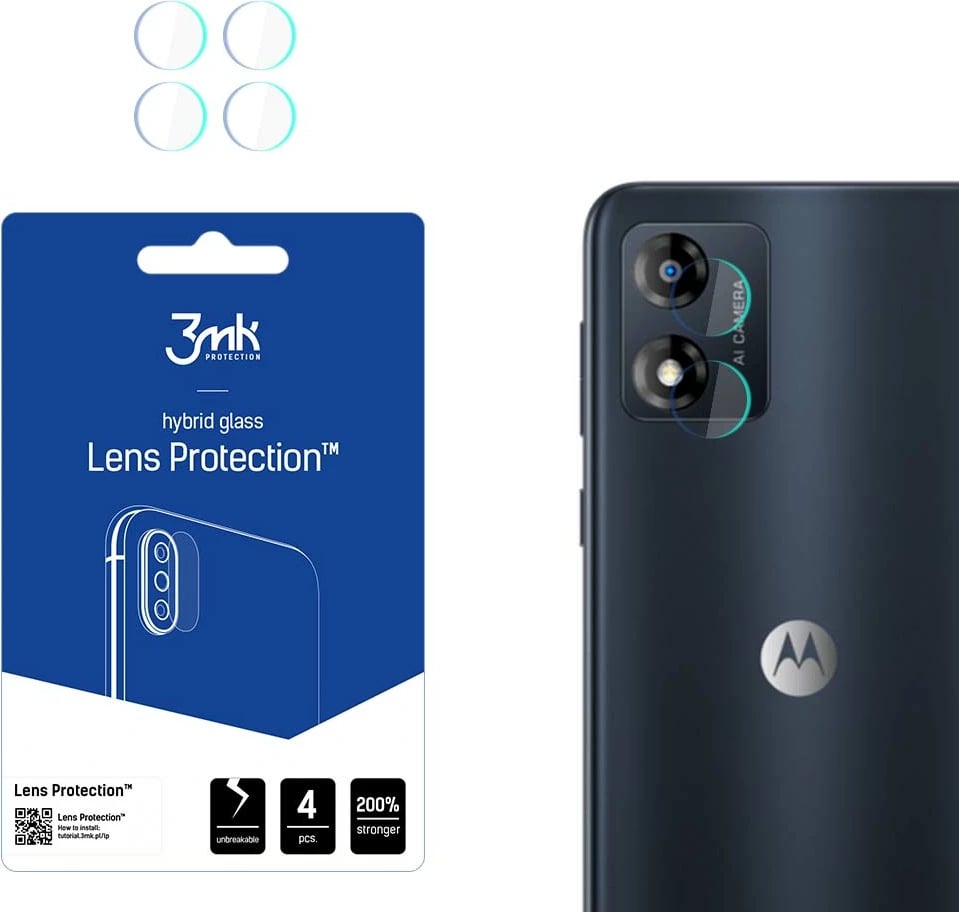 Xham mbrojtës kamerës 3mk Protection për Motorola Moto E13, 4 copë