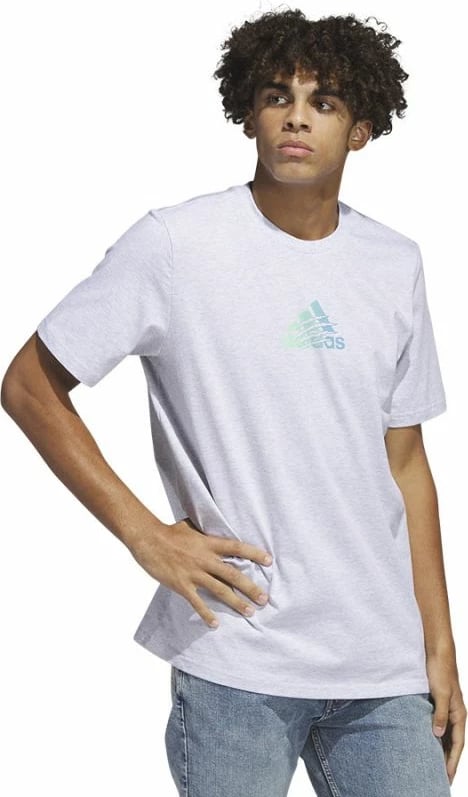 Maicë adidas Power Logo për meshkuj, e bardhë