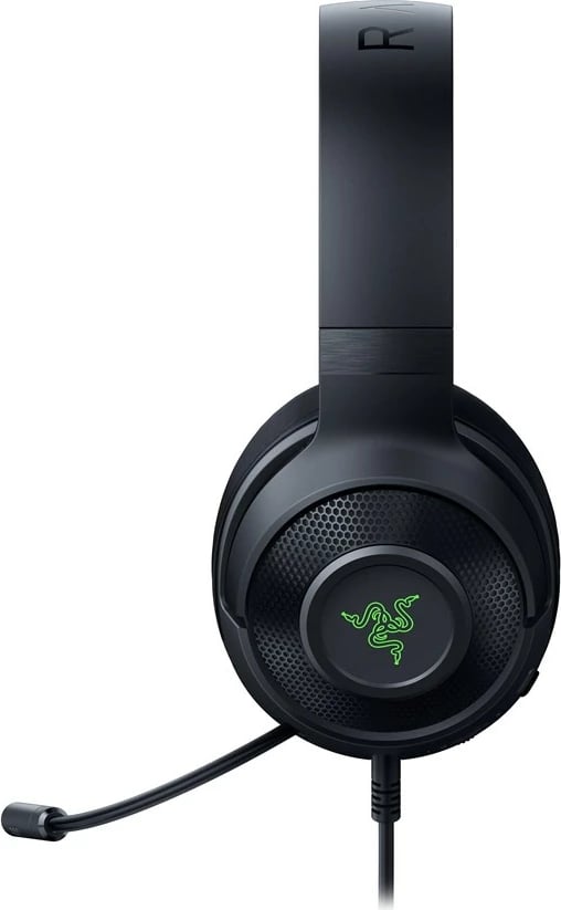 Kufje Razer Kraken V3 X, me kabllo, për lojëra, USB Type-A, Të zeza