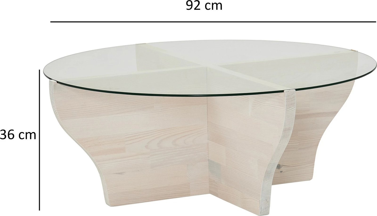 Tavolinë kafeje Skye Decor, Amphora, e bardhë