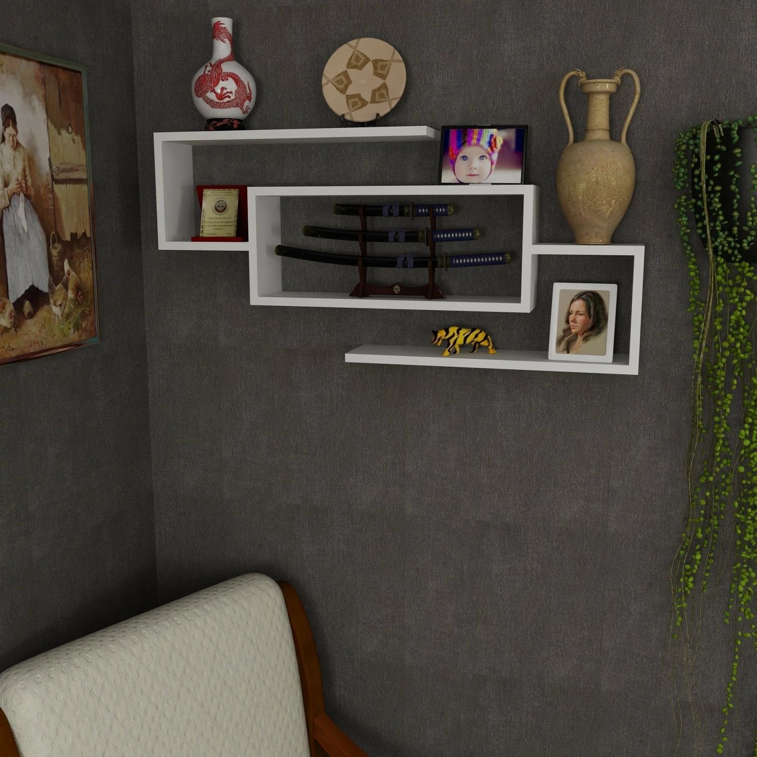 Raft muri Hanah Home, Janison, i bardhë