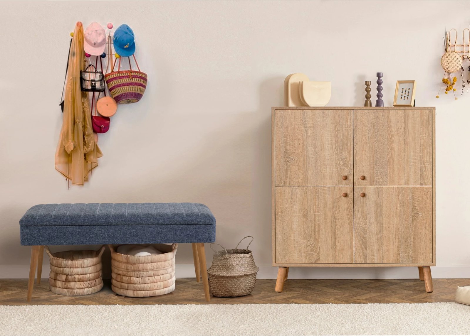 Set mobiljesh për korridor, Sonomo & blu e errët, Skye Decor, 200-1048