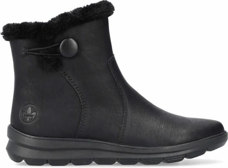 Çizme Rieker për femra, të zeza