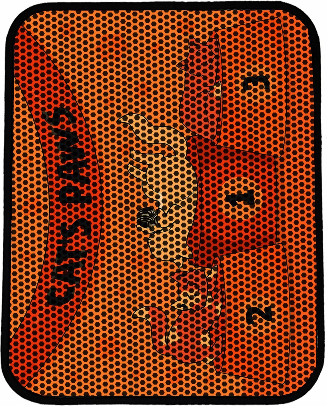 Tapet për rërë mace, shumëngjyrësh, Paws & Whiskers, Nrszn0248