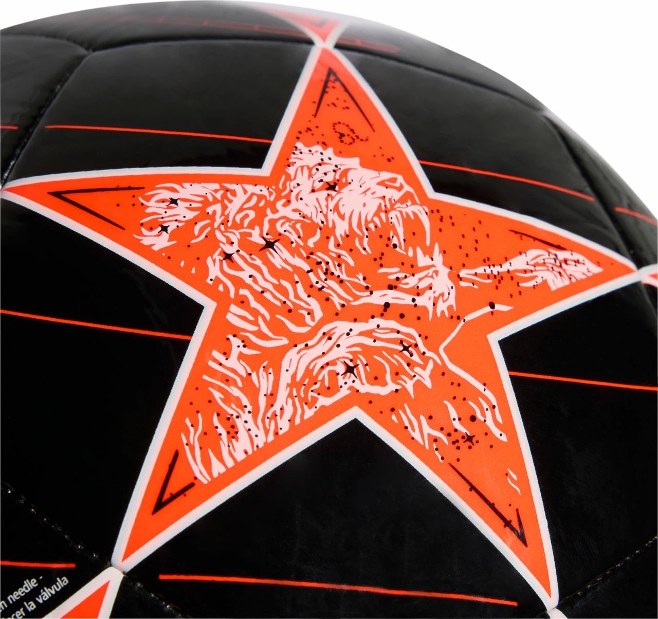 Top futbolli adidas për meshkuj, zi-portokalli