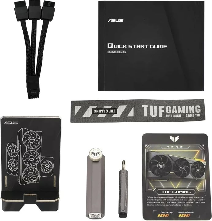 Kartelë grafike ASUS TUF Gaming TUF-RTX4080S-O16G-GAMING, GeForce RTX 4080 SUPER, 16 GB, GDDR6X, e zezë Kartelë grafike ASUS TUF Gaming TUF-RTX4080S-O16G-GAMING, GeForce RTX 4080 SUPER, 16 GB, GDDR6X, e zezë