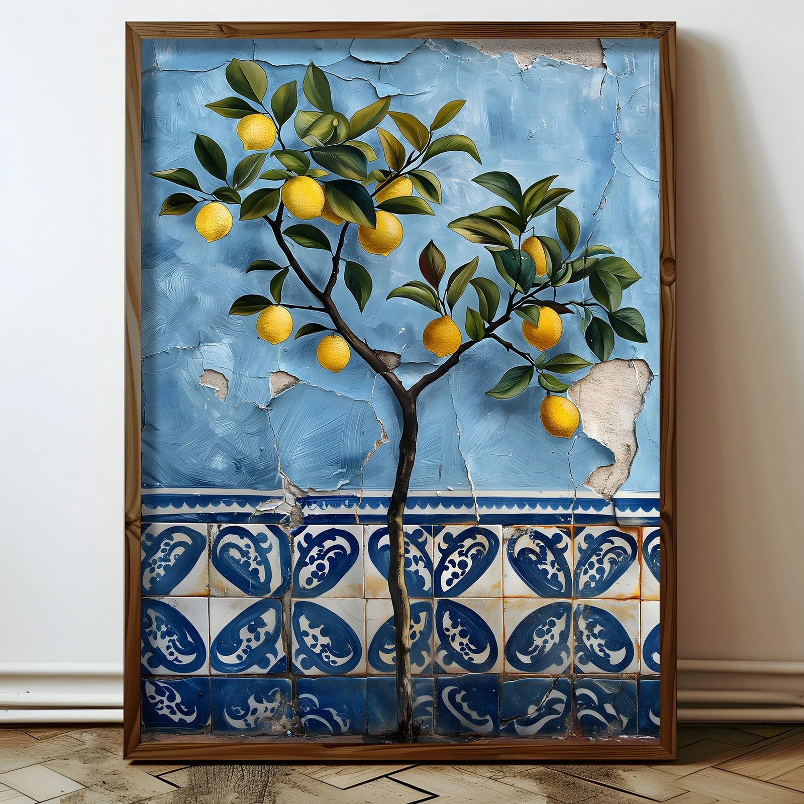 Pikturë dekorative me kornizë MDF, shumëngjyrëshe, Wallity HUM097, 50x70x3.5cm