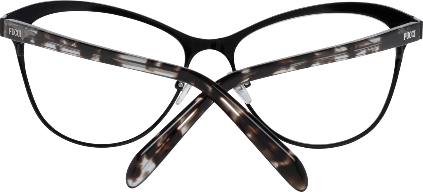 Korniza optike për femra Emilio Pucci, e zezë