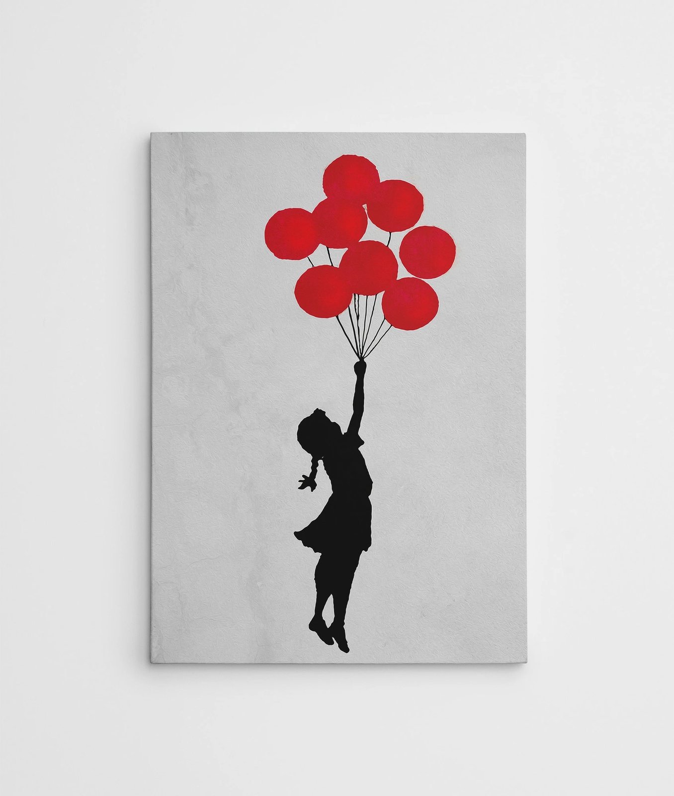 Pikturë dekorative në kanavacë, Flying Balloon Girl, shumëngjyrëshe, WY63, 50x70cm